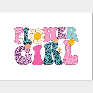 Groovy Flower Girl A Bridesmaid Proposal Flower Girl Toddler Posters and Art